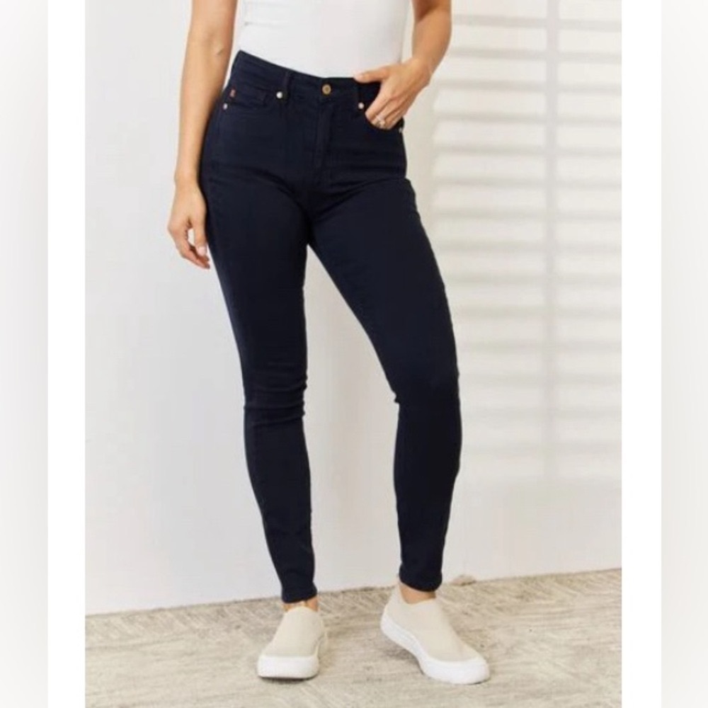 Judy Blue High Rise Garment Dyed Skinny Jean